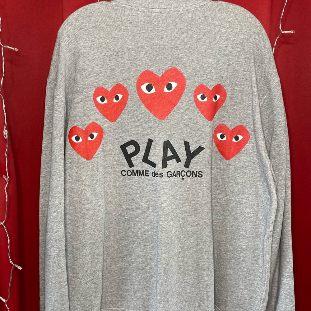 CDG Play zip-up XXL